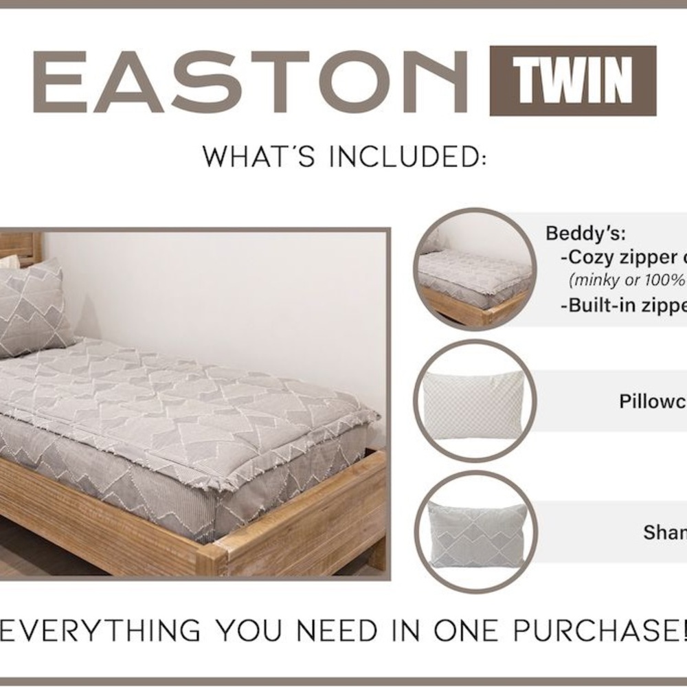 Twin size Beddy’s comforter set